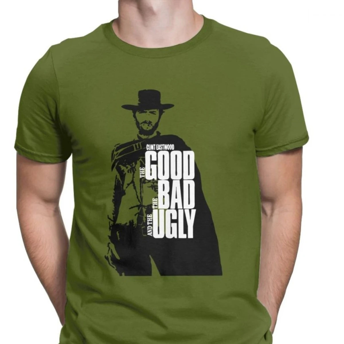 The Good The Bad And The Ugly Tee Shirt Big Size Clothing Novelty Clint Eastwood Tee Shirts Men Cotton T-Shirts - Premium tshirt from Lizard Vigilante - Just $22.49! Shop now at Lizard Vigilante