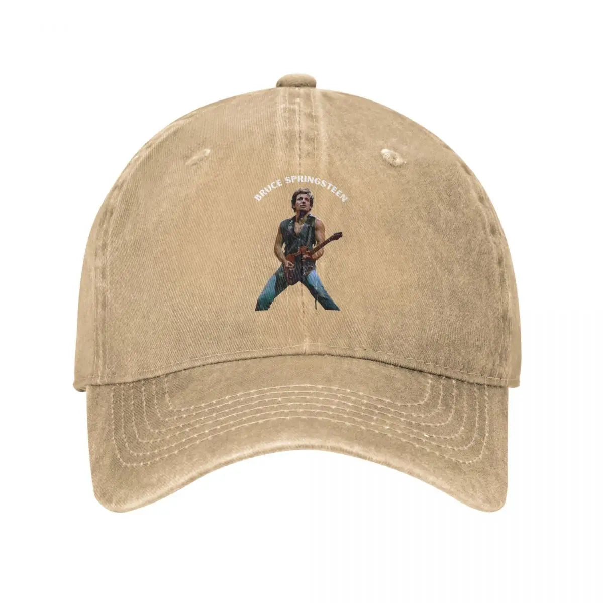 Bruce Springsteen Born In The USA Unisex Distressed Washed Vintage Cap – Casual Outdoor Hat for All Seasons - Premium hats from Lizard Vigilante - Just $23.88! Shop now at Lizard Vigilante