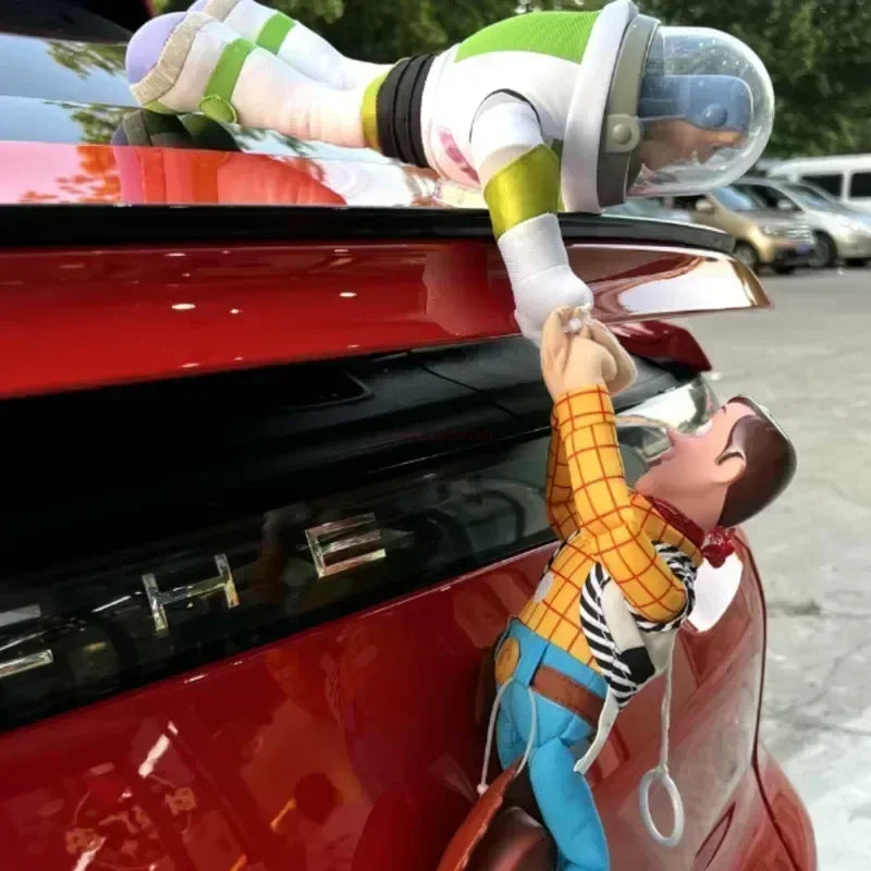 Toy Story Buzz Lightyear and Woody Plush Dolls - Car Exterior Decoration & Hang Toy - Premium dolls from Lizard Vigilante - Just $30.99! Shop now at Lizard Vigilante