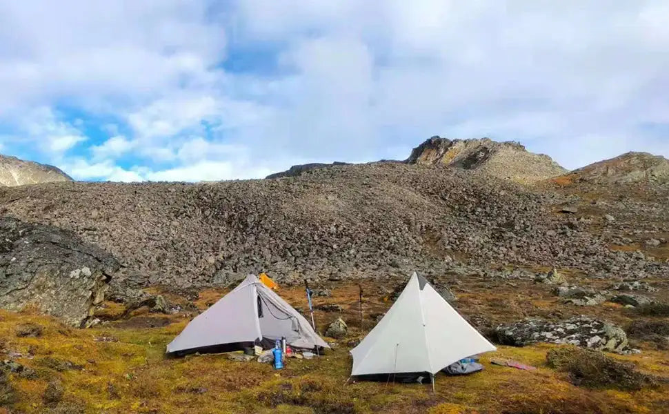 3F UL Gear Lanshan1 Ultralight Tent 3/4 Season Portable Backpacking Tent for 1p Double Layer Tent for Camping, Climbing, Hiking