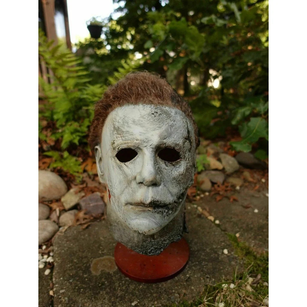 Michael Myers Mask Halloween Movie Latex Mask Realistic Horror Mask Scary Cosplay Mask Costume 1978 Party Mask - Premium mask from Lizard Vigilante - Just $25.99! Shop now at Lizard Vigilante