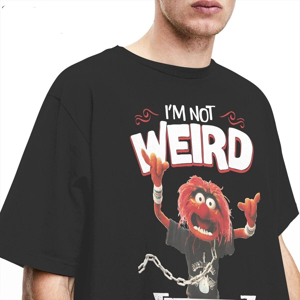 Tee Shirt Muppet Show Animal Rock I'm Not Weird I'm A Limited Edition T Shirts Cotton Hipster T-Shirt Big Size Clothing - Lizard Vigilante