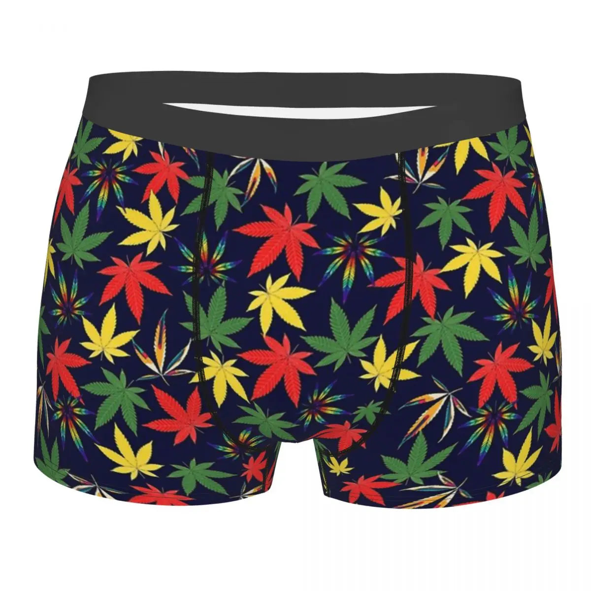 Marijuana Weed Pattern Boxer Shorts - Men's Creative Underwear - Premium boxers from Lizard Vigilante - Just $22.88! Shop now at Lizard Vigilante