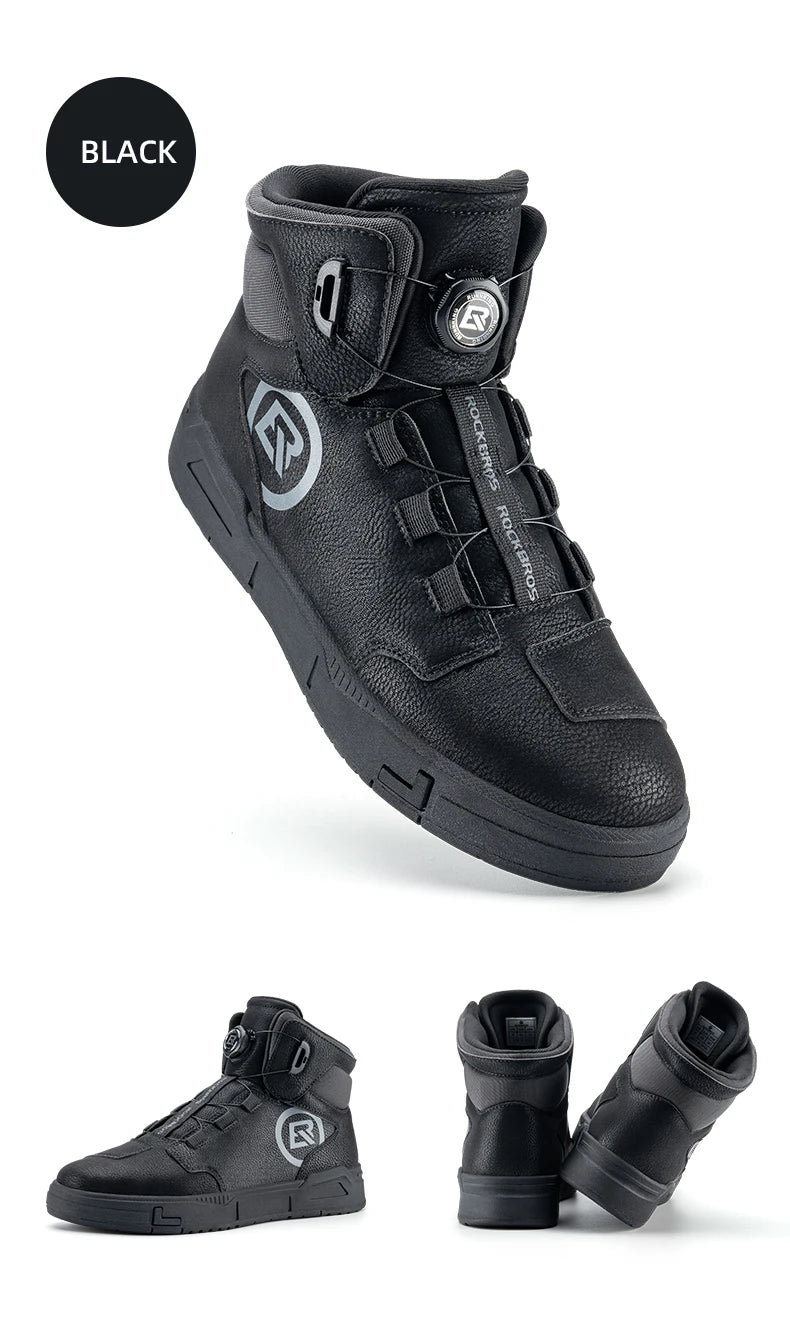 Rockbros Street Metal Moto Shoes 2025 – Hybrid Cycling & Chaos Edition