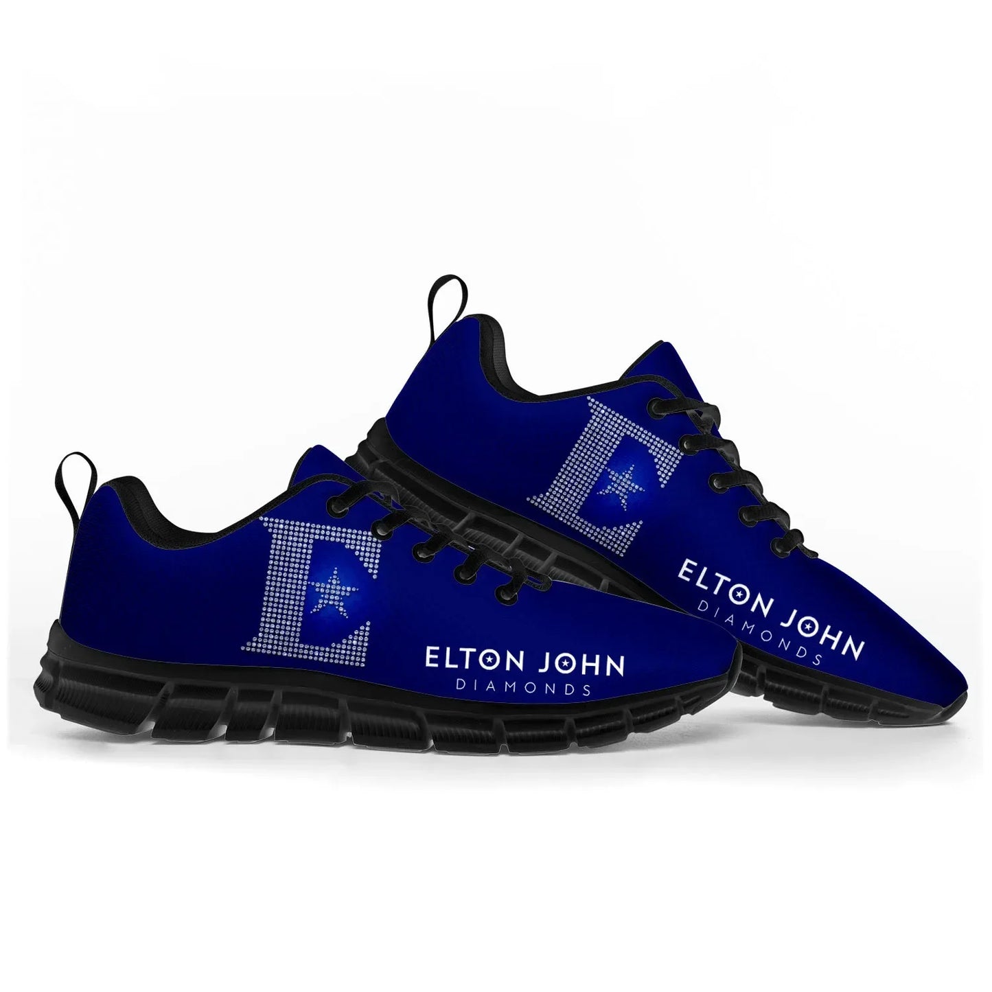 Elton John Custom Sports Shoes | Pop Rock High-Quality Sneakers for Men, Women, and Kids - Premium shoes from Lizard Vigilante - Just $49.88! Shop now at Lizard Vigilante