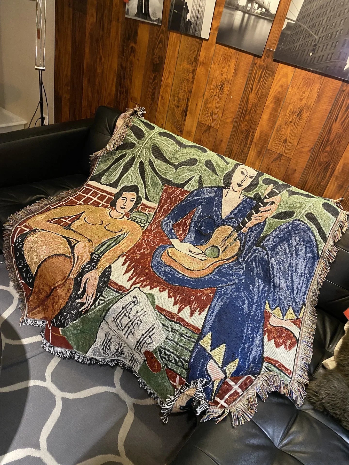 Casual Blankets Bed Decoration Woman Henri Matisse Carpet Sofa Sofa Blanket Throw Blankets Leisure Rug Single Tapestry drop ship