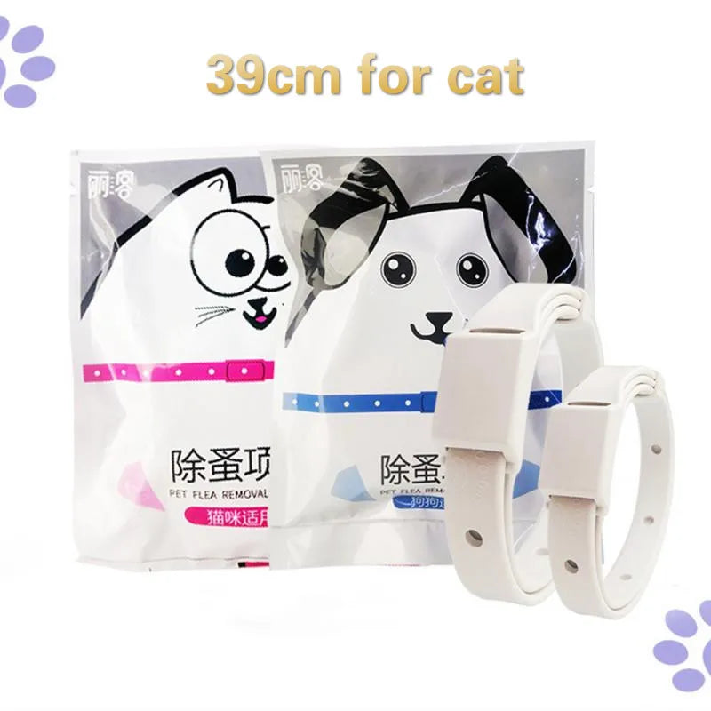 Dog Anti Flea And Ticks Cats 2/1PCS Collar Pet 8 Month Protection Retractable Pet Collars Suitable For Puppy Cat Dog Accessories - Premium flea collar from Lizard Vigilante - Just $12.99! Shop now at Lizard Vigilante