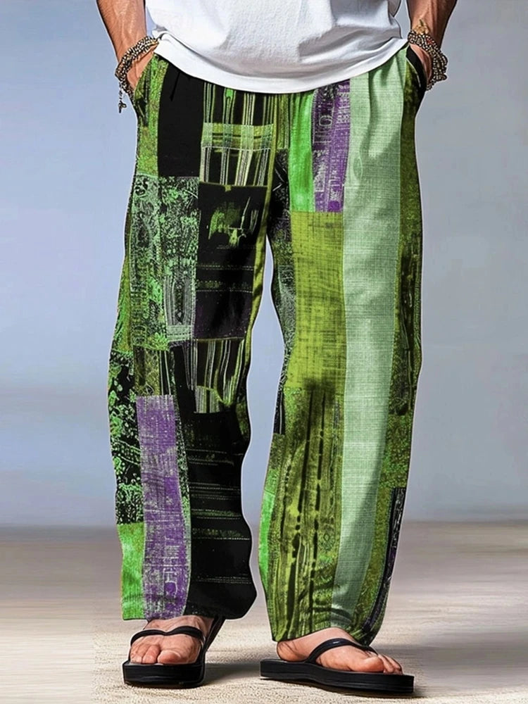 Stripe Geometry Street Riot Trousers
