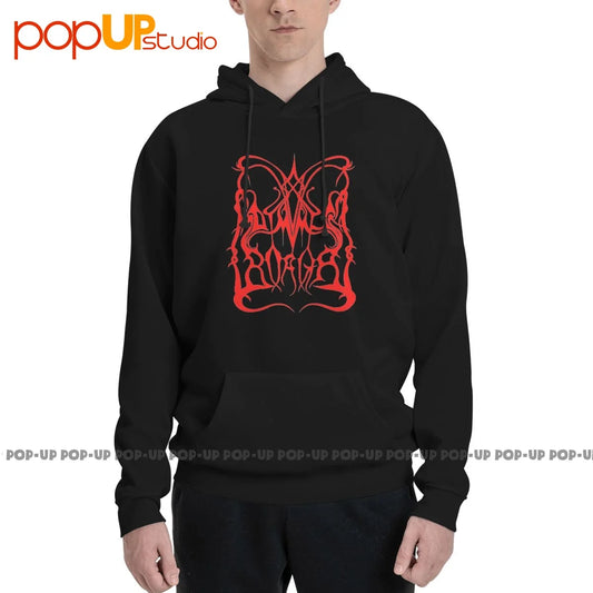 Dimmu Borgir Logo Death Metal Hoodie – Retro Vintage Rock Band Sweatshirt, Casual Hooded Pullover for Fans of Dark Music & Metal Culture - Premium Long-sleeve hoodie from Lizard Vigilante - Just $24.99! Shop now at Lizard Vigilante