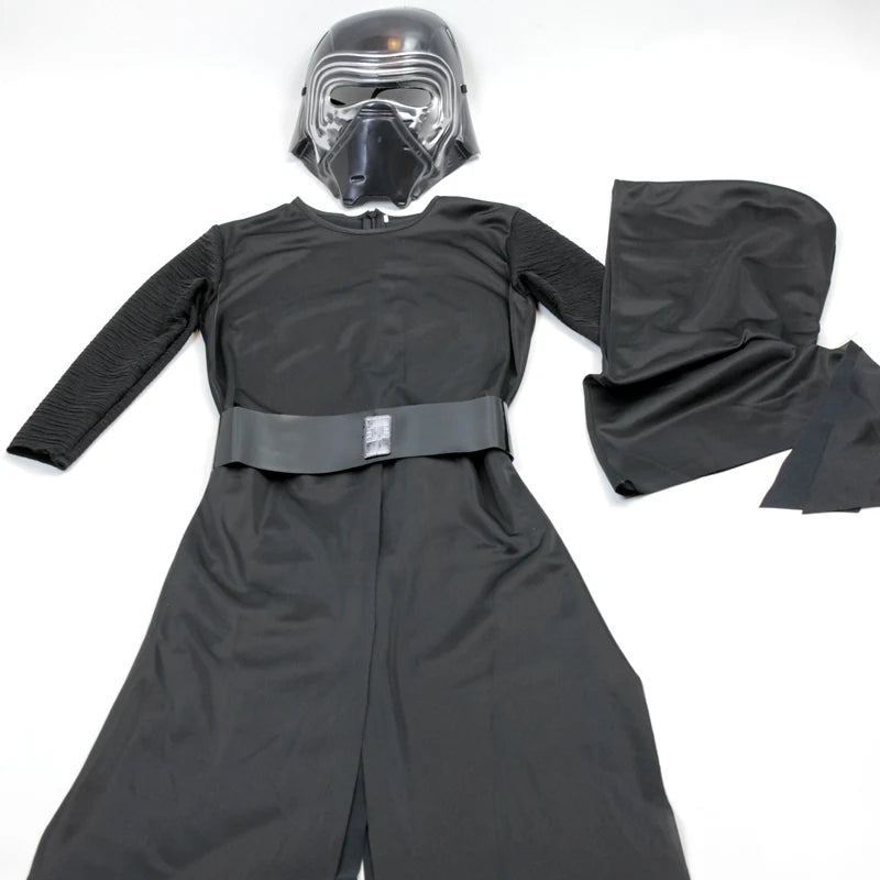 Deluxe  Kylo Ren Classic Cosplay Clothing Kids 4-10years Halloween Movie Costume 4PCS set - Premium  from Lizard Vigilante - Just $38.99! Shop now at Lizard Vigilante