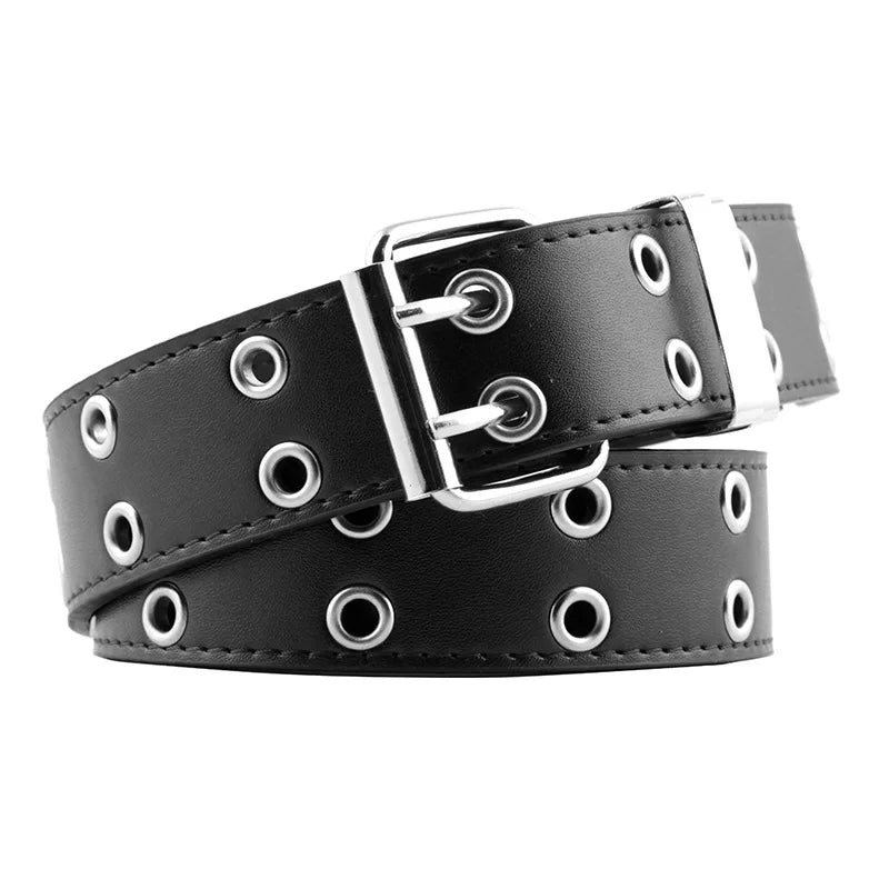 Women's Punk Chain Belt - Alloy Buckle, PU Leather - Premium belt from Lizard Vigilante - Just $14.99! Shop now at Lizard Vigilante