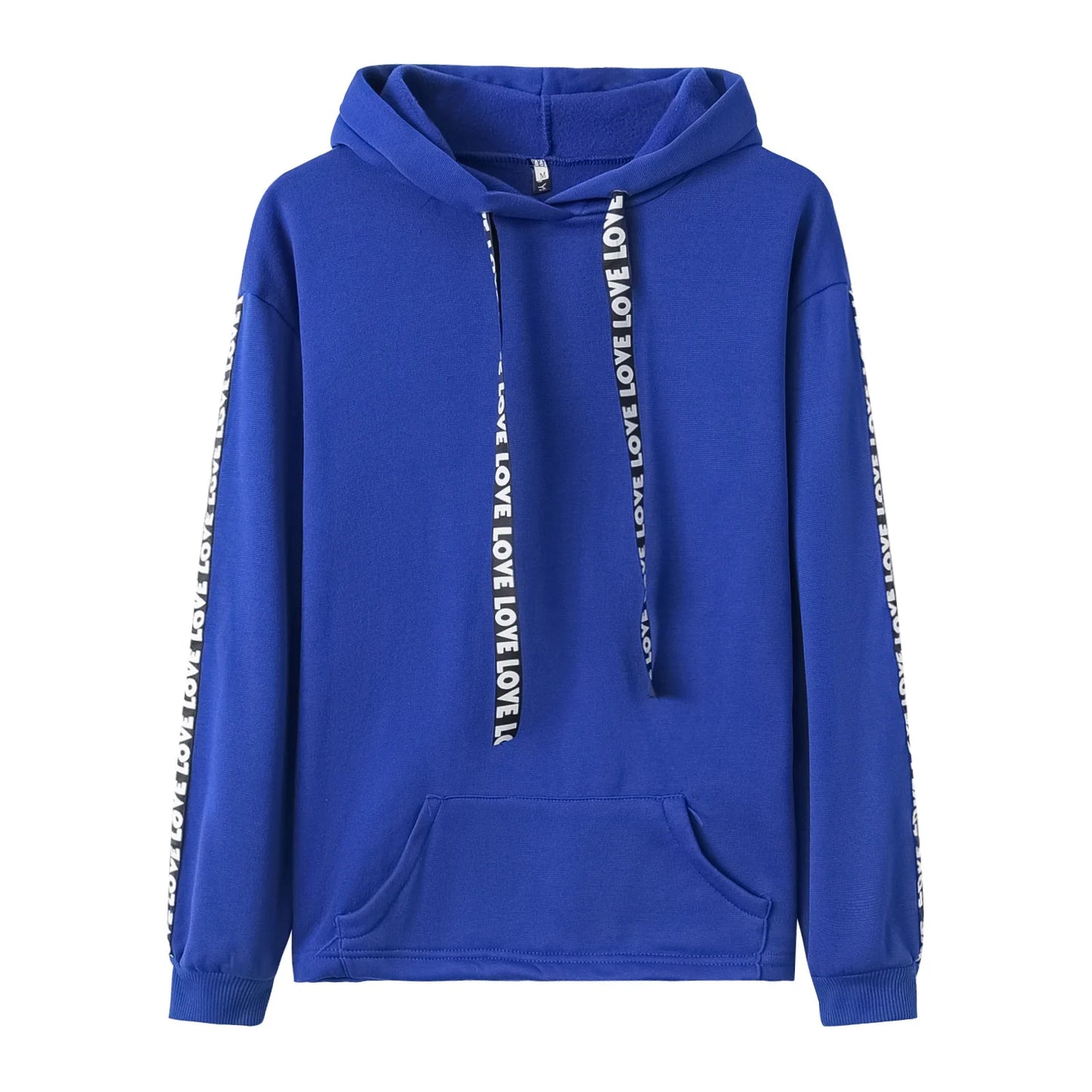 Ribbon Riot Street Hoodie — Letter-Laced Thunder (Ultra-Light Slim Pullover)
