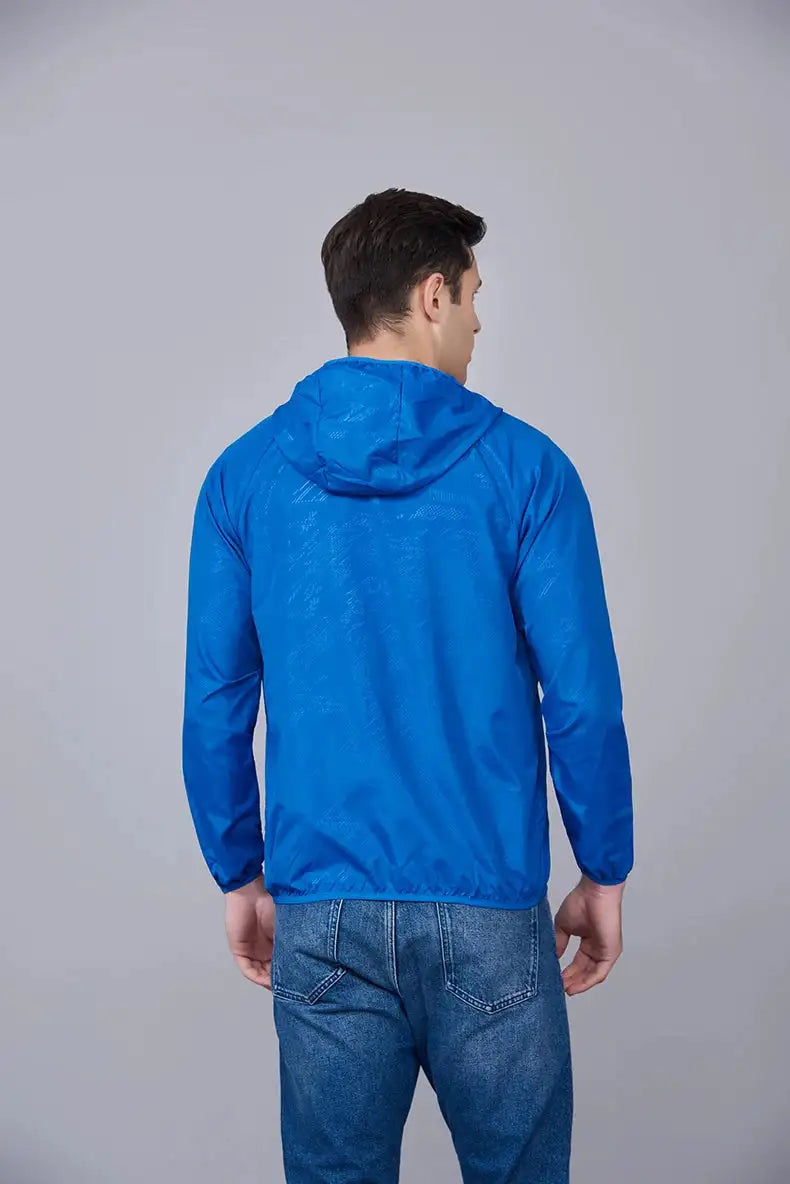 LNGXO Unisex Hiking Jacket Men Women Waterproof Quick Dry Camping Windbreaker Trekking Fishing Rain Coat Outdoor Anti UV Clothes