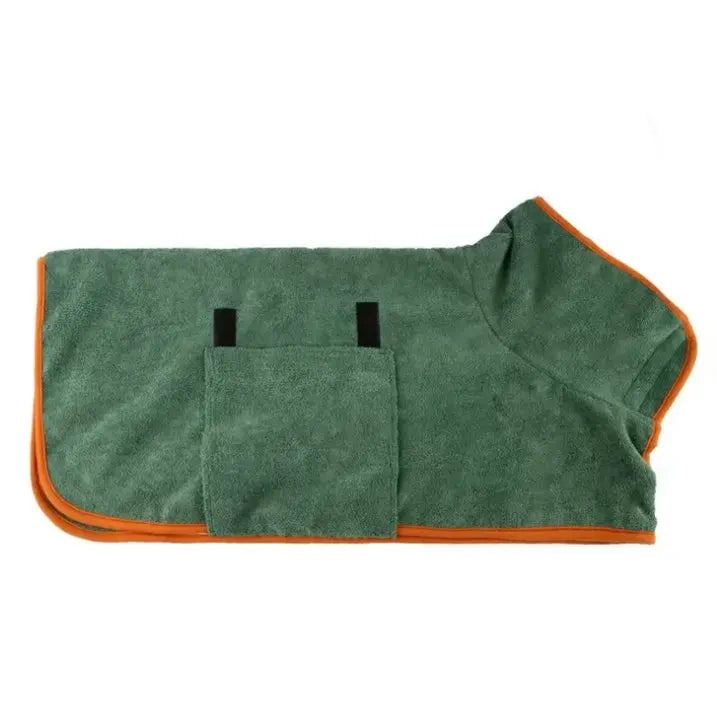 Pet Bathrobe – Fast Drying Microfiber Grooming Coat for Dogs | Absorbent, Soft, and Adjustable Towel for Small, Medium, and Large Dogs - Premium pet towel from Lizard Vigilante - Just $19.99! Shop now at Lizard Vigilante