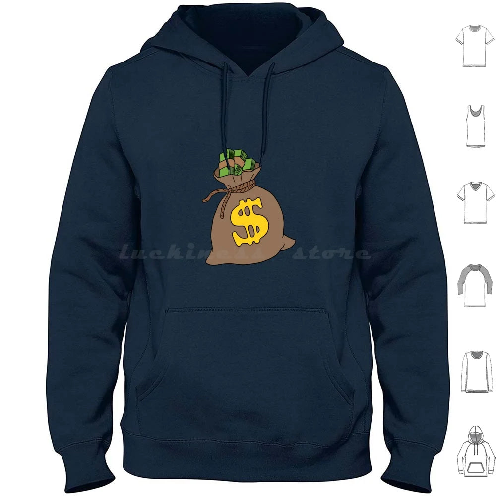 Cash Flow Money Bag Hoodie – Hustle Hard, Stack High! | Rich Mula Dollar Graphic Sweatshirt | Pay Me Payday Streetwear - Premium hoodies from Lizard Vigilante - Just $33.99! Shop now at Lizard Vigilante