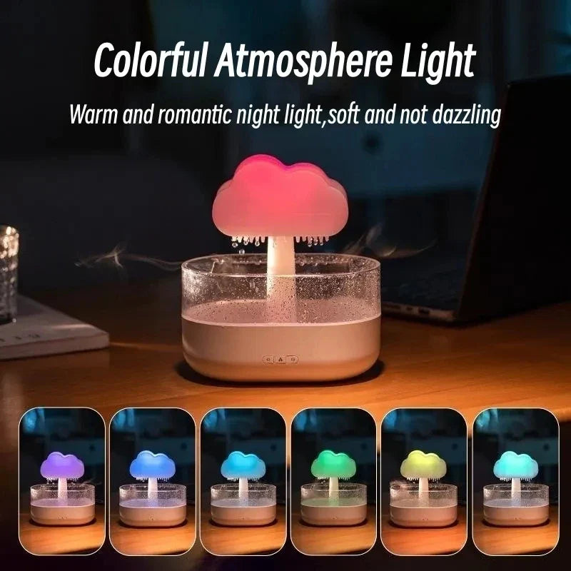 Mi Mushroom Air Humidifier Wireless Fragrance Diffuser Bedroom Essential Oils Diffuser Rain Cloud Night Light Home Appliance
