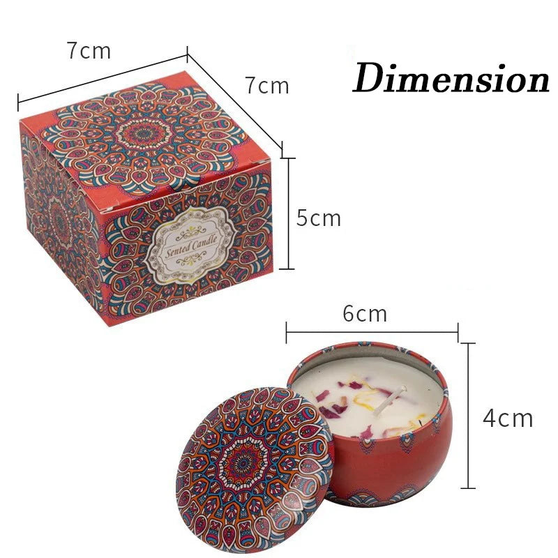 Scented Candle Handmade Natural Soy Aromatherapy Fragrance Birthday/New Year/Teacher Day/Christmas/Party Mother's Day Gift