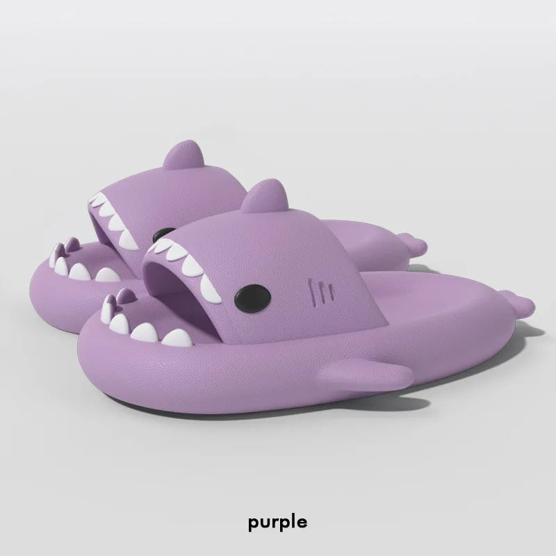 New Style Shark Slippers Women Summer Cute EVA Flip Flops Men Non-slip Indoor Outdoor Slides Girls Boys Beach Shoes Sandals - Premium  from Lizard Vigilante - Just $13.99! Shop now at Lizard Vigilante