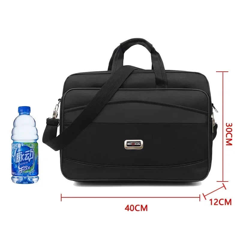 High-Capacity Briefcase Travel Laptop Protection Business Document Information Storage Bags Weekend Organizer Handbag Accessories - Premium Briefcases from Lizard Vigilante - Just $26.99! Shop now at Lizard Vigilante