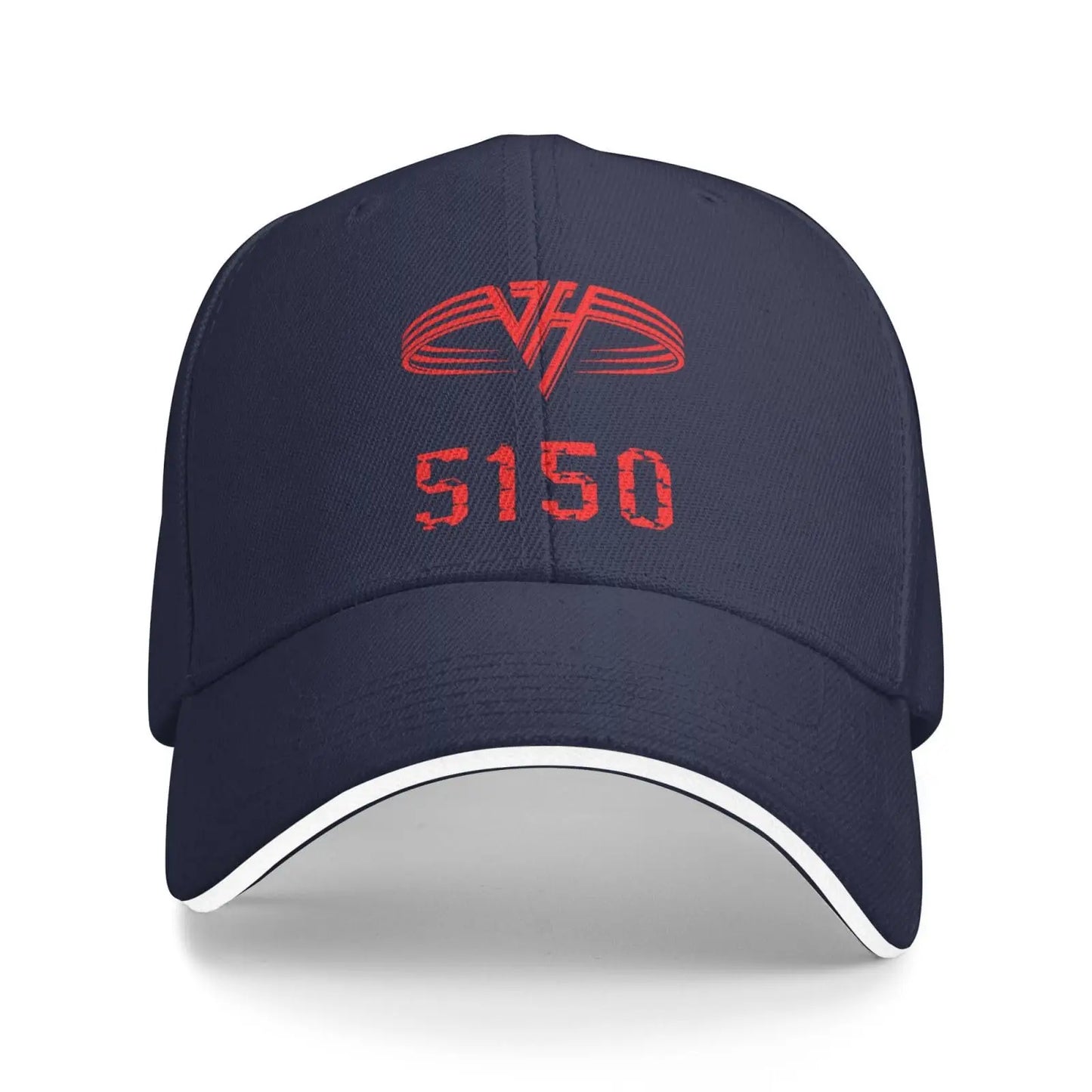 Van Halen 5150 Baseball Cap Hat Adjustable Outdoor Unisex Cap Navy Blue - Premium hat from Lizard Vigilante - Just $20.99! Shop now at Lizard Vigilante