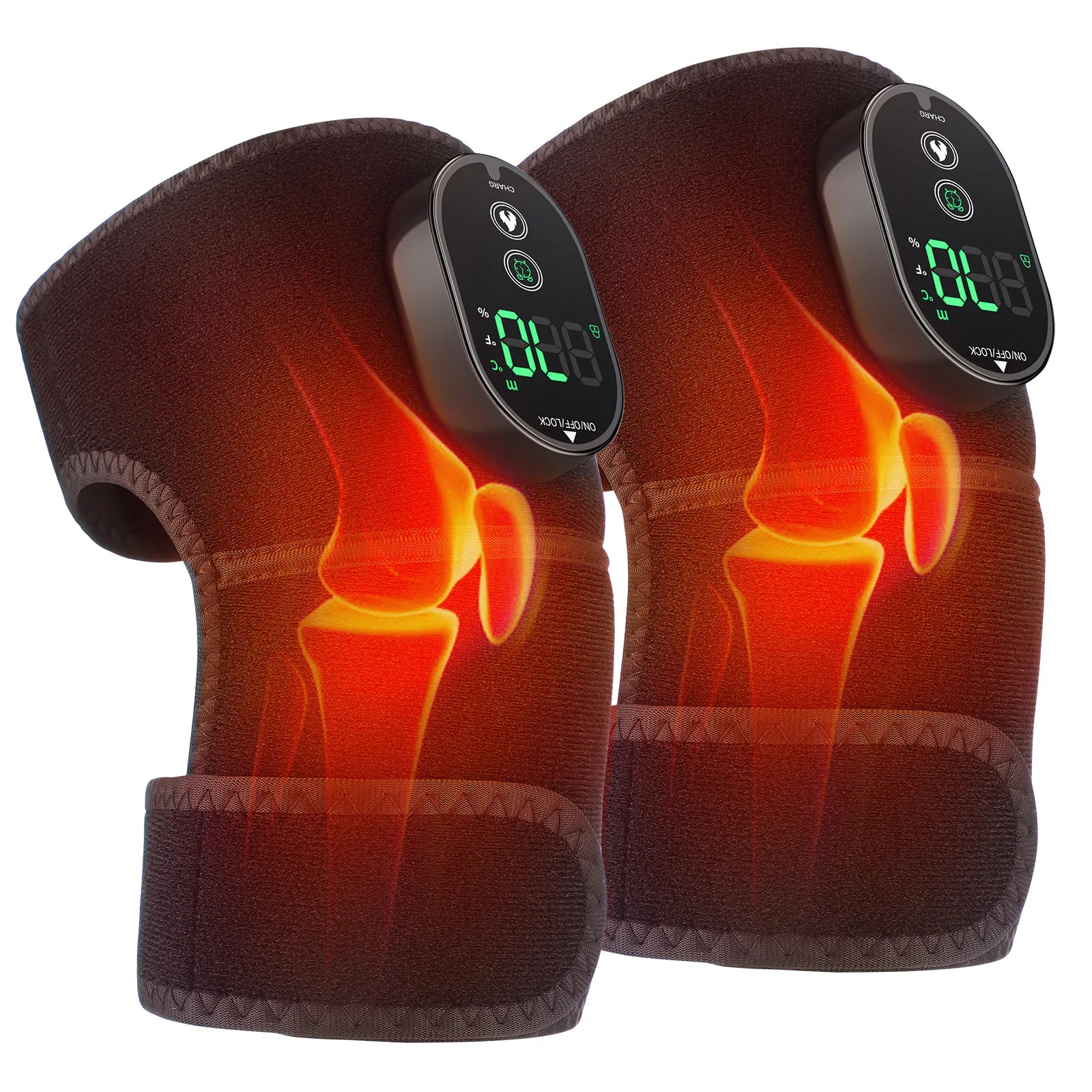 Electric Heating Knee Massager Joint Elbow Knee Pad Shoulder Pad Vibration Knee Shoulder Massage Health Care - Premium  from Lizard Vigilante - Just $23.99! Shop now at Lizard Vigilante