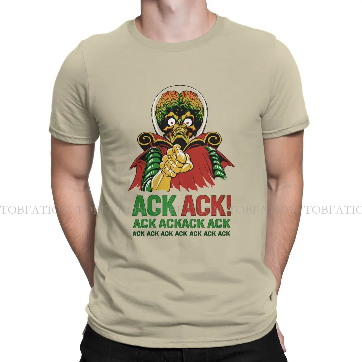 Mars Attacks Alien Sci-Fi Movies TShirt for Men Ackack Humor Leisure Tee T Shirt High Quality New Design Fluffy - Premium  from Lizard Vigilante - Just $19.99! Shop now at Lizard Vigilante