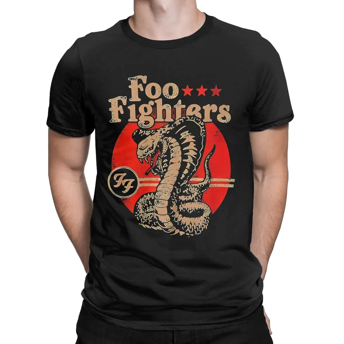 Foo Fighters Rock Revolution T-Shirt for Men – 100% Cotton Concert Tee with Digital Print, Short Sleeve Gift Merchandise - Premium T-shirt from Lizard Vigilante - Just $23.88! Shop now at Lizard Vigilante