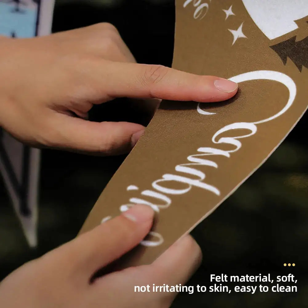 Outdoor Camping Tent Pennant Flags Picnic Canopy Atmosphere Decorations Camp Hanging Flags Holiday Scene Felt Bunting