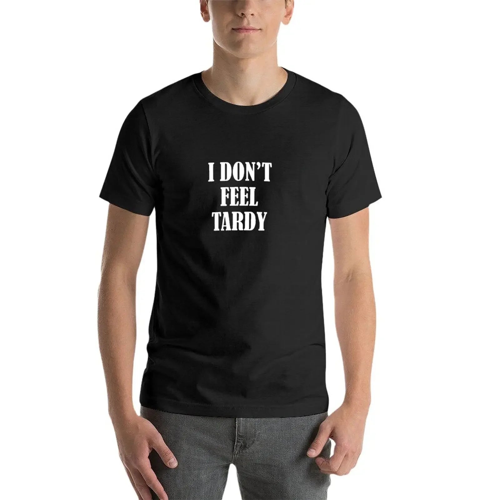 Van Halen "I Don’t Feel Tardy" T-Shirt – Funny Anime Graphic Tee for Men - Premium T-Shirt from Lizard Vigilante - Just $22.88! Shop now at Lizard Vigilante