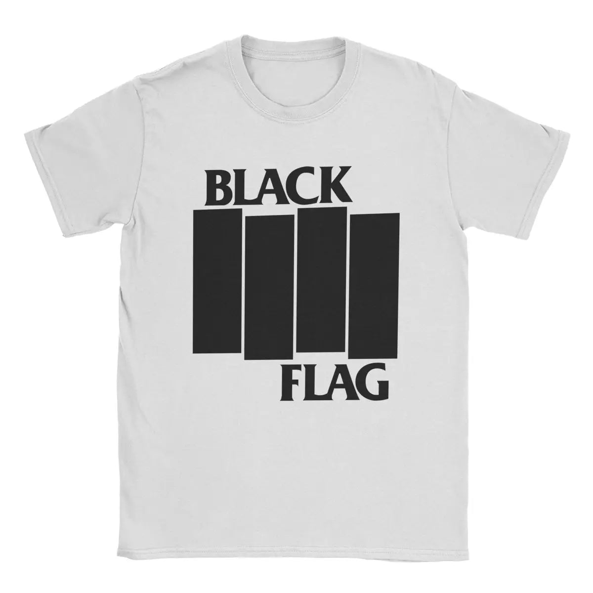 Cool Black Flag Logo T-Shirt – Men’s O-Neck Cotton Tee, Short Sleeve Classic Top, Plus Sizes S-6XL - Premium t-shirt from Lizard Vigilante - Just $21.99! Shop now at Lizard Vigilante