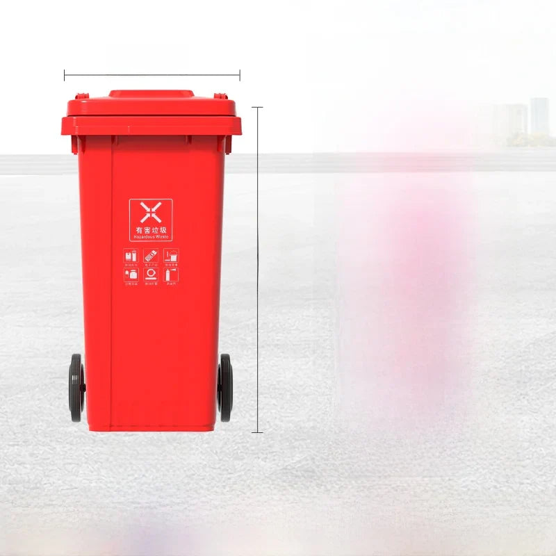 Large Capaci Outdoor Kitchen Waste Bin 240L with Wheels for ering Commercial Use Big Size Tra Can Recycling Bin