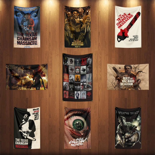 Texas Chainsaw Massacre Flag - 3x5 Ft Classic Horror Movie Banner, Halloween Wall Decor, Polyester Hanging Poster - Premium flag from Lizard Vigilante - Just $15.99! Shop now at Lizard Vigilante