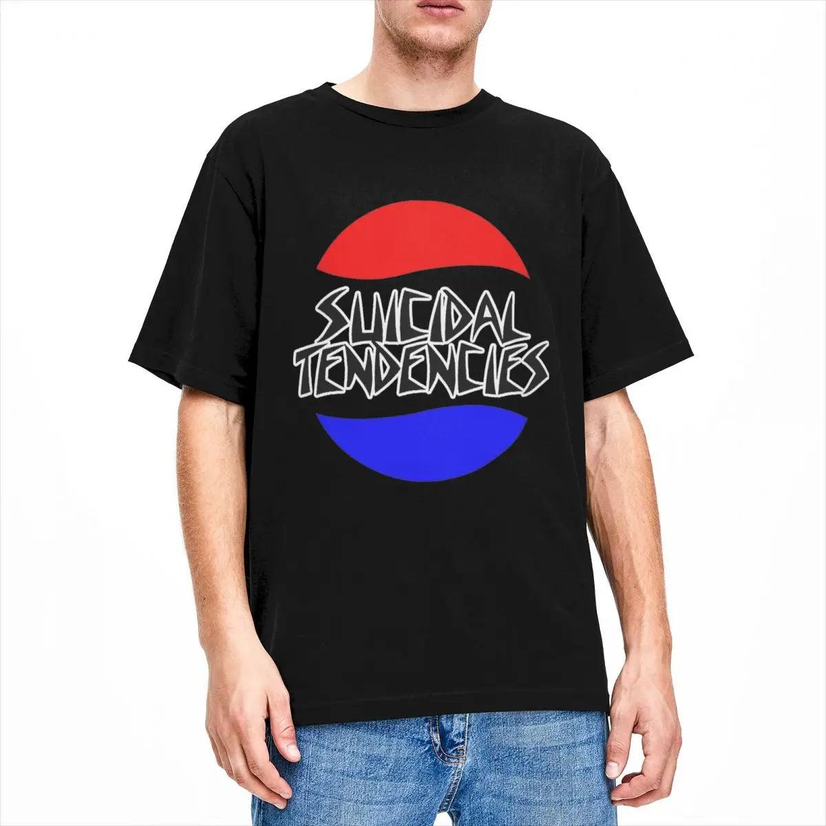 Men Women Rock Suicidal Tendencies Music Heavy Graphic T Shirt Merchandise Vintage 100% Cotton T Shirt Tops Birthday Gift - Premium T-Shirt from Lizard Vigilante - Just $23.99! Shop now at Lizard Vigilante