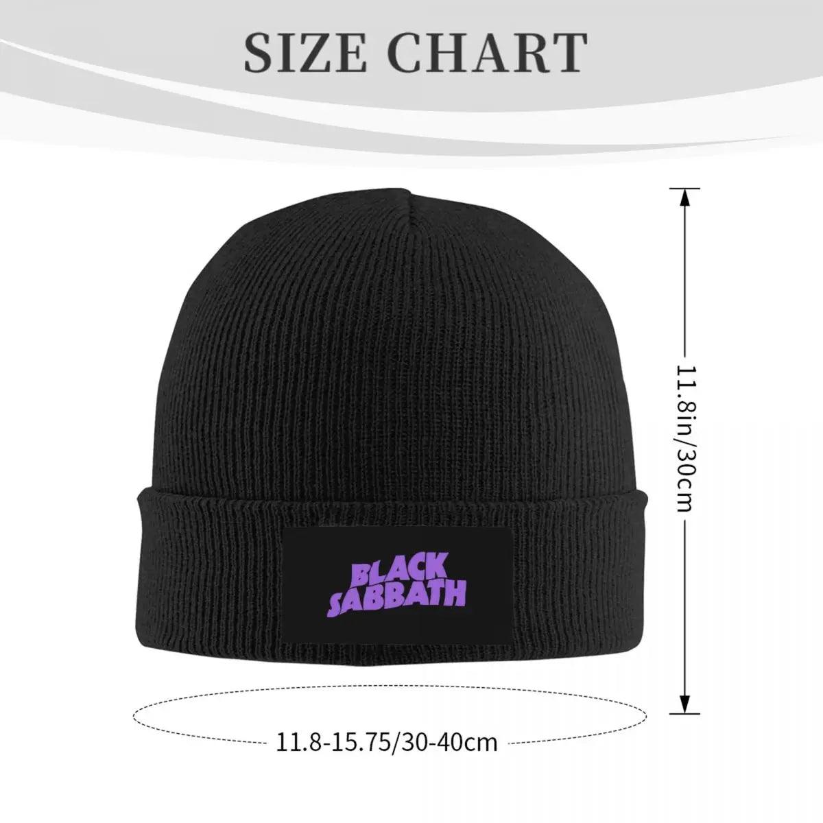 Black Sabbat Knitted Hat Beanie Autumn Winter Hats Warm Fashion Rock Cap Men Women - Premium beanie from Lizard Vigilante - Just $17.99! Shop now at Lizard Vigilante