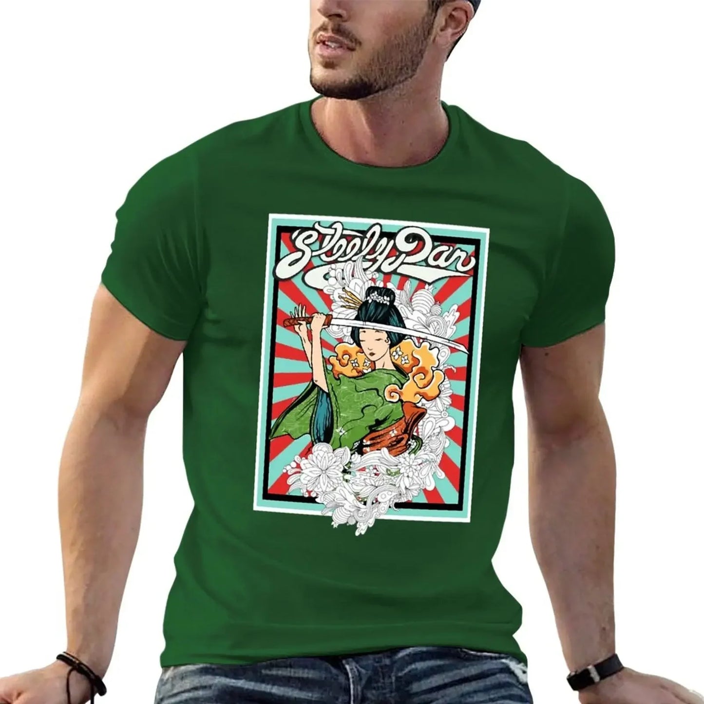 Japanese Style Steely Band Dan Fan Art T-Shirt - Plus Size Heavyweight Tee - Premium T-shirts from Lizard Vigilante - Just $23.88! Shop now at Lizard Vigilante