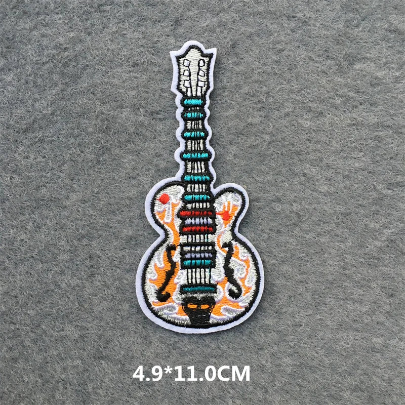 Rock Band Embroidered Patches – DIY Iron-On Appliques for Jackets, Jeans, and Clothing - Premium patches from Lizard Vigilante - Just $8.49! Shop now at Lizard Vigilante