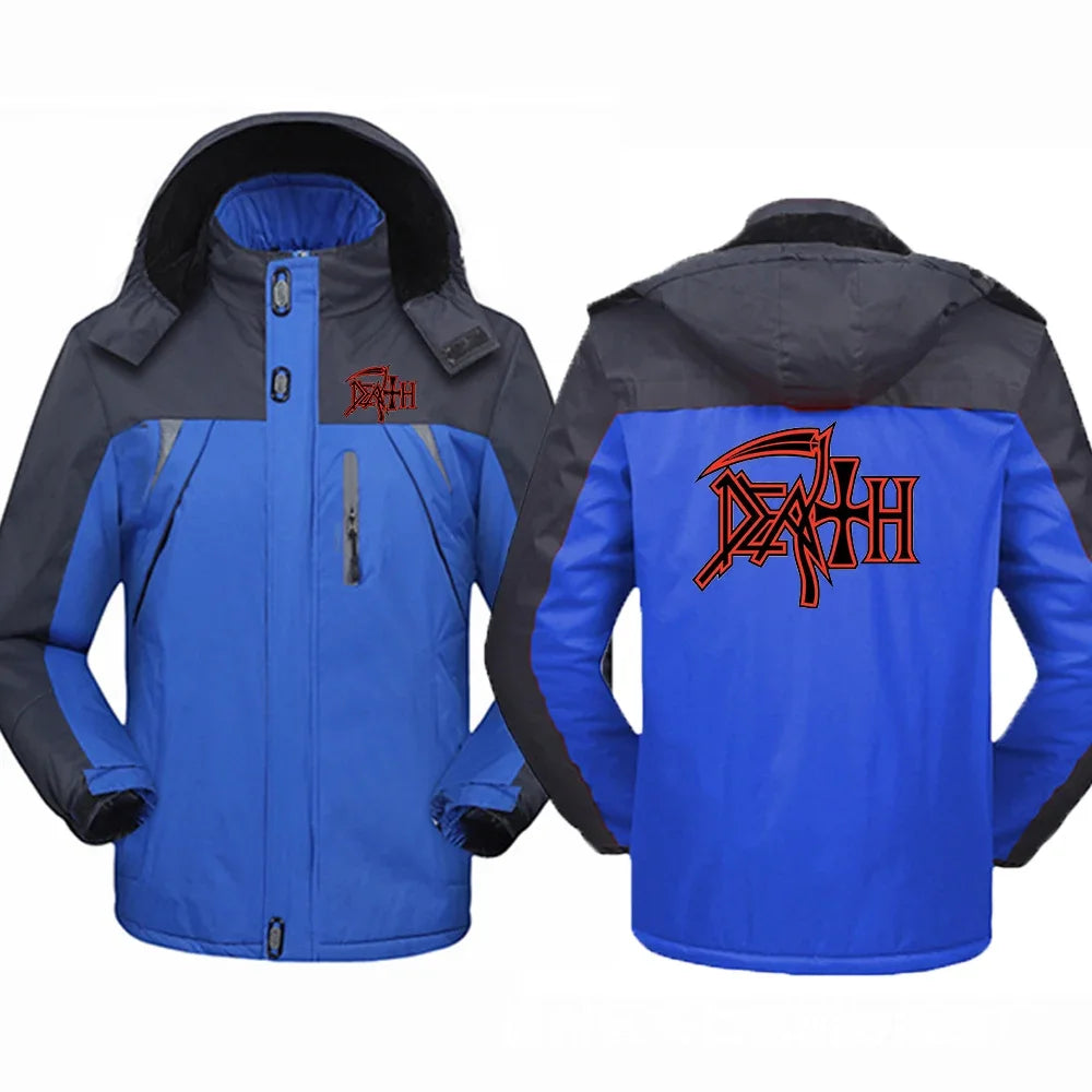 2024 Death Rock Band Heavy Metal Hooded Windbreaker - Ultimate Cold-Defying Patchwork Jacket for the Bold - Warm, Stylish, and Ready for the Mosh Pit - Premium hoodie from Lizard Vigilante - Just $56.66! Shop now at Lizard Vigilante