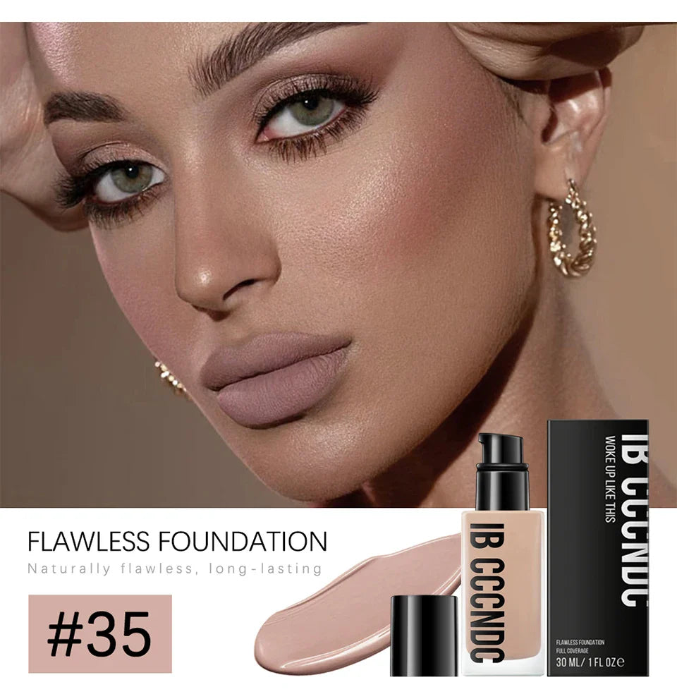 High Coverage Foundation Foundation Face Cream Cosmetic Foundations Makeup Waterproof Mist Korean Makeup Base Make Up Cc Bb Full
