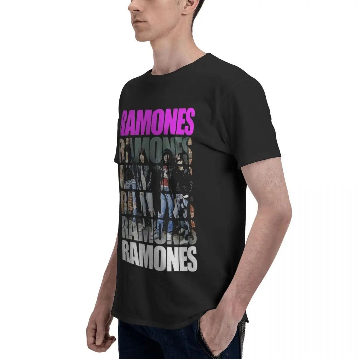 Ramones Graphic T-Shirt Punk Rock Unisex Men T Shirt New Fashion Print Slim Fit T Shirt O Neck Top Quality COTTON Tops Tees - Premium t-shirt from Lizard Vigilante - Just $23.99! Shop now at Lizard Vigilante