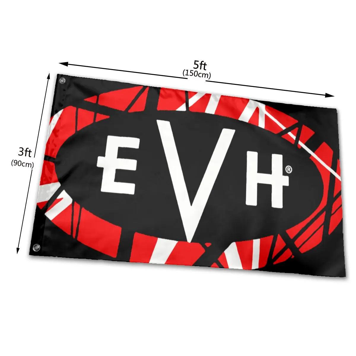 Eddie Van Halen Banner EVH Guitar God Flag Home ManCave Decor - Premium decor banner from Lizard Vigilante - Just $22.99! Shop now at Lizard Vigilante