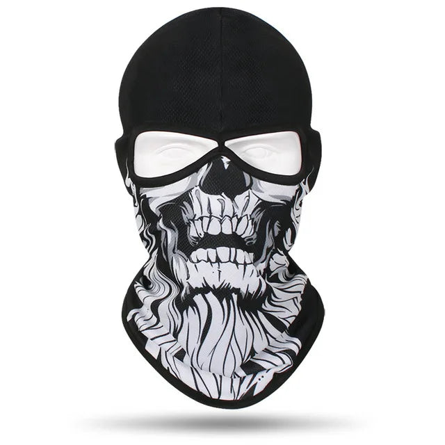 Skull Full Tactical Balaclava Face Cover Hat Motorcycle Mask Skiing Cap Cycling Hunting Head Neck Gaiter Men Bike Helmet Liner - Premium mask from Lizard Vigilante - Just $17.99! Shop now at Lizard Vigilante