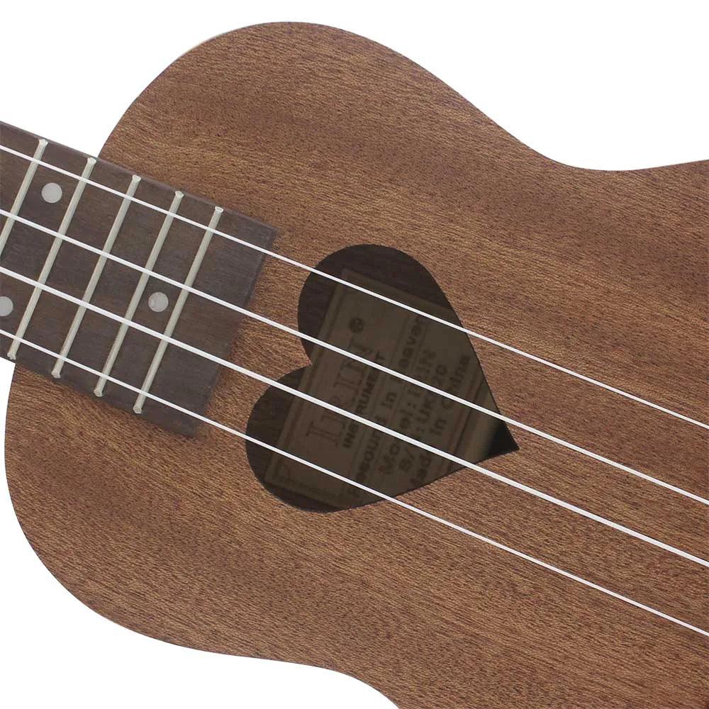 IRIN 21 Inch Ukulele 4 Strings Hawaiian Guitar Sapele Love Shape Guitarra Ukulele With Bag Tuner Strings Capo Parts & Accessory - Lizard Vigilante