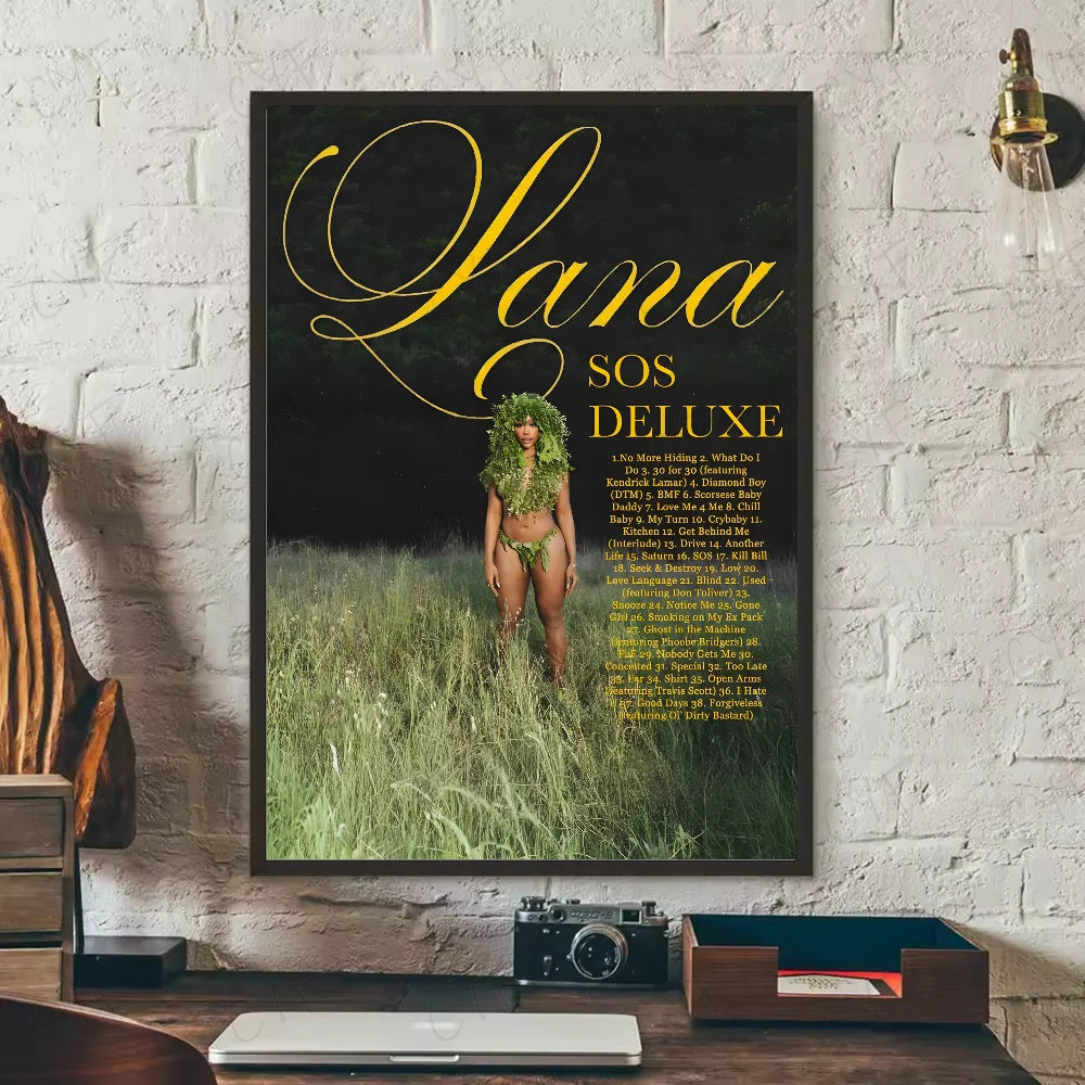 SZA "SOS WAVES" Waterproof HD Album Poster – Sticky Aesthetic Wall Art for Bedroom, Bar, Studio, or Mood-Set Living Spaces - Premium poster from dsers - Just $8.99! Shop now at Lizard Vigilante