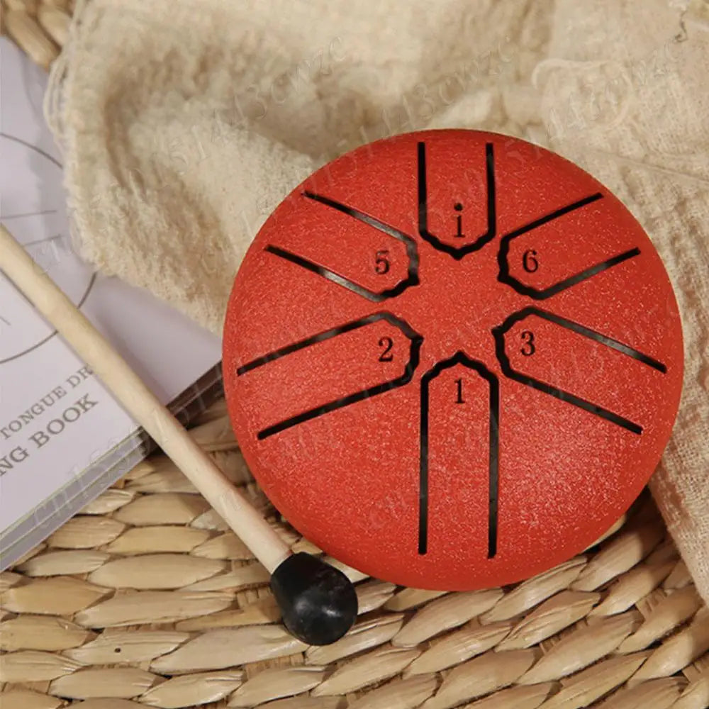 3 Inches 6-Tones Steel Tongue Drum Rain Drum for Outside Drum Instrument Mini Hand Pan Drums Musical Instruments Drum Accessorie - Premium  from Lizard Vigilante - Just $13.99! Shop now at Lizard Vigilante