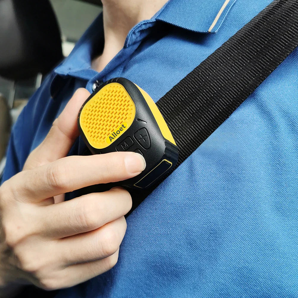 Wearable Bluetooth-Compatible5.3 Speaker with Strap Magnetic Clip-On Wireless Portable Speakers Small Speaker for Cycling/Hiking