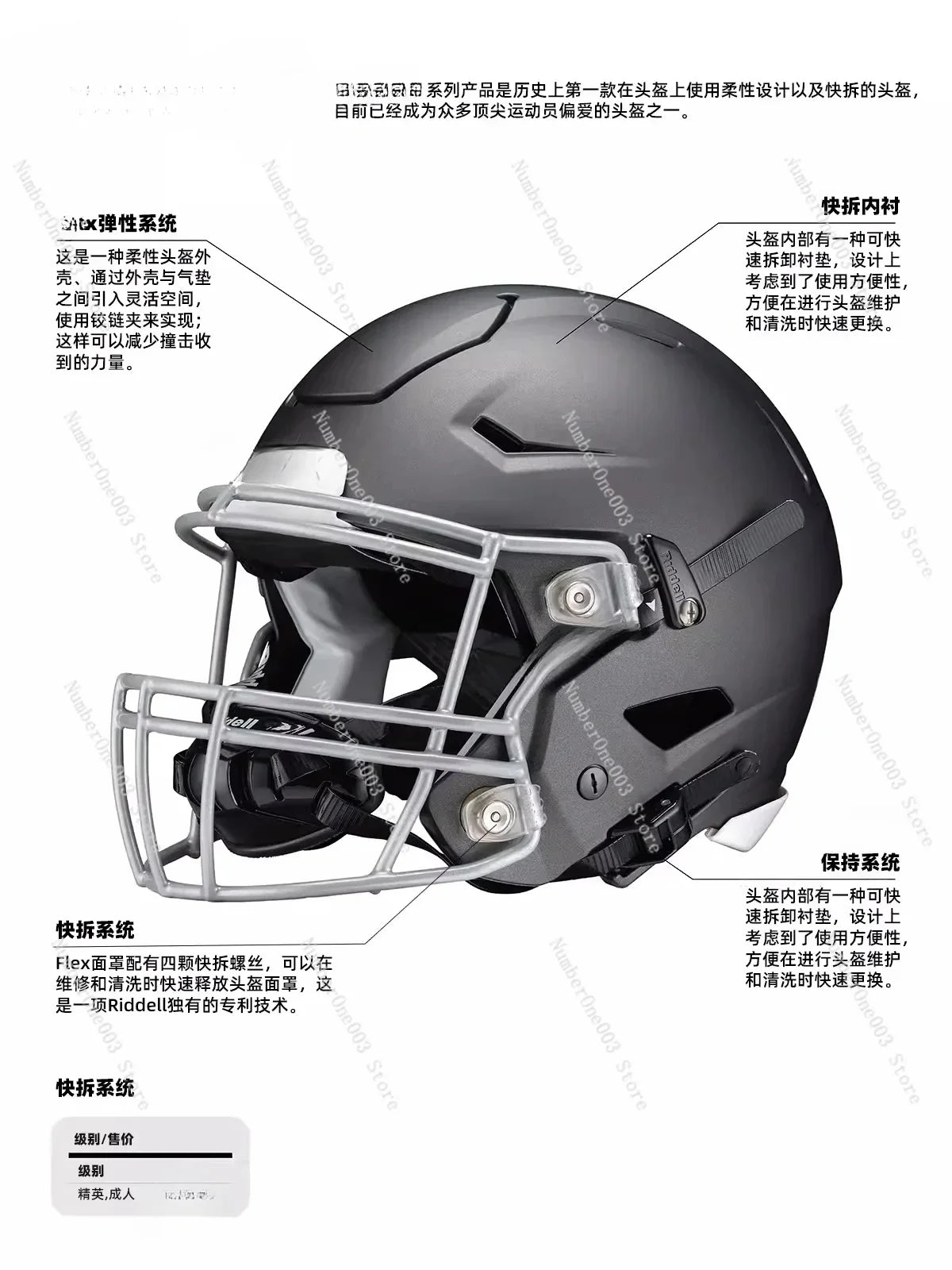 Authentic NFL Design Football Helmet - Advanced Impact Protection - Premium american football helmet from Lizard Vigilante - Just $309.99! Shop now at Lizard Vigilante