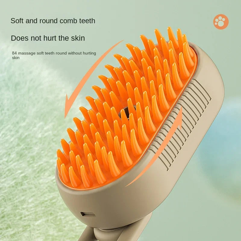 Cat Steam Brush Steamy Dog Brush 3 in 1 Electric Spray Cat Hair Brushes for Massage Pet Grooming Comb Hair Removal Combs - Premium  from Lizard Vigilante - Just $8.99! Shop now at Lizard Vigilante