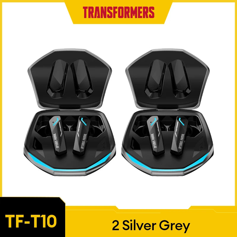 TRANSFORMERS TF-T10 Bluetooth 5.4 Earphones - Bulk Wholesale Wireless Low Latency Gaming Earbuds with Mic - Premium earphones from Lizard Vigilante - Just $20.99! Shop now at Lizard Vigilante