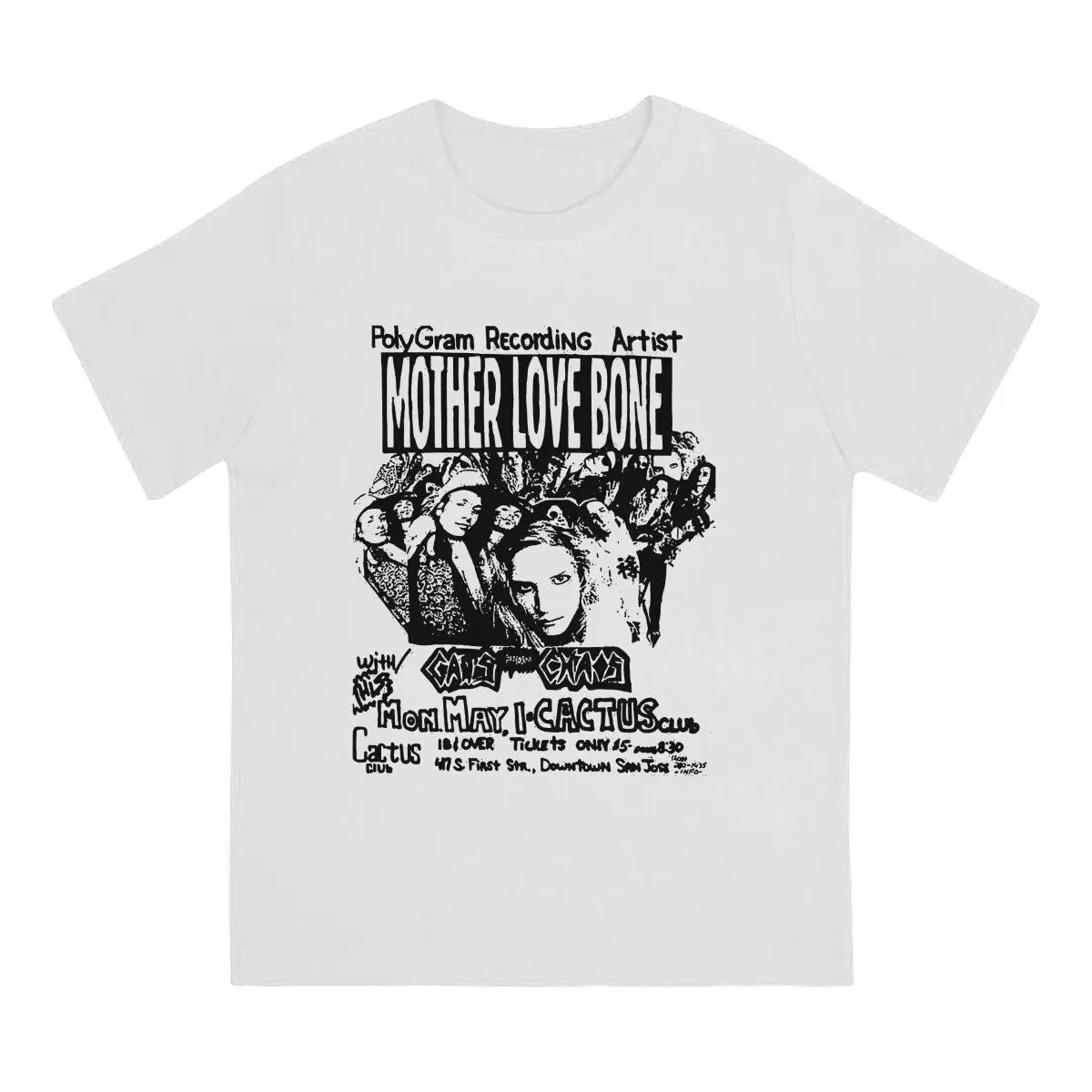 Mother Love Bone x Soundgarden Men’s Tee – A Rock Icon’s Essential Casual Style - Premium tee from Lizard Vigilante - Just $23.88! Shop now at Lizard Vigilante