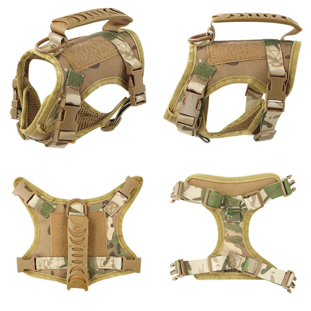 Combat Kitty Tactical Harness – Adjustable Full-Body Vest With Control Handle For Cats & Small Dogs